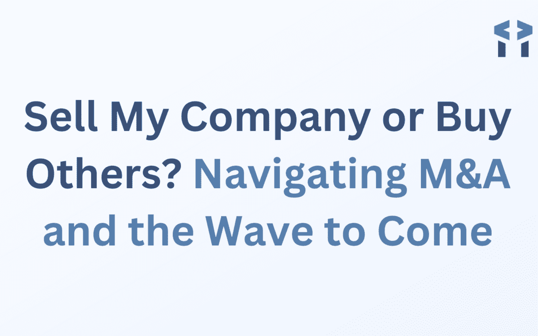 Sell My Company or Buy Others? Navigating M&A and the Wave to Come